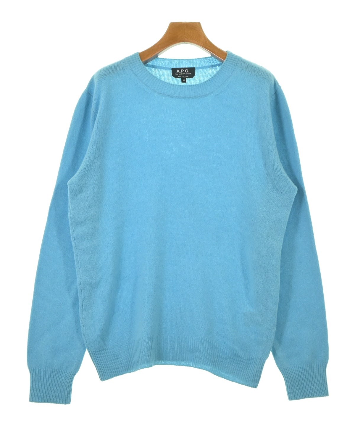 A.P.C.（アーペーセー）ニット・セーター 青 サイズ:M メンズ
