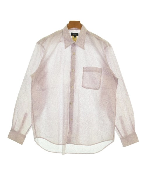 A.P.C.(アーペーセー)カジュアルシャツ ピンク サイズ:2(M位)/2200643559028