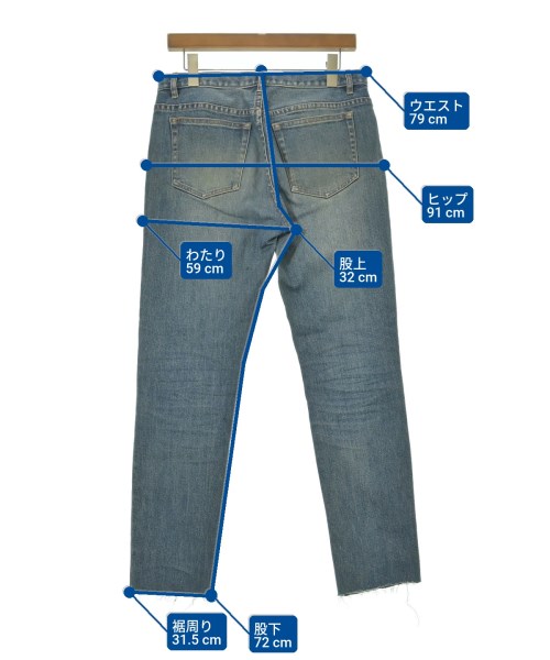 A.P.C.（アーペーセー）デニムパンツ 青 サイズ:30(M位) メンズ/2200632049080