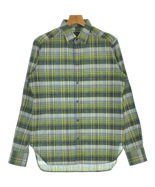A.P.C.(アーペーセー)カジュアルシャツ 緑 サイズ:2(M位)/2200567832047