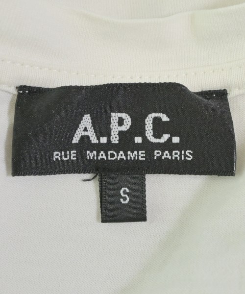 A.P.C.（アーペーセー）Tシャツ・カットソー 白 サイズ:S メンズ/2200570431329