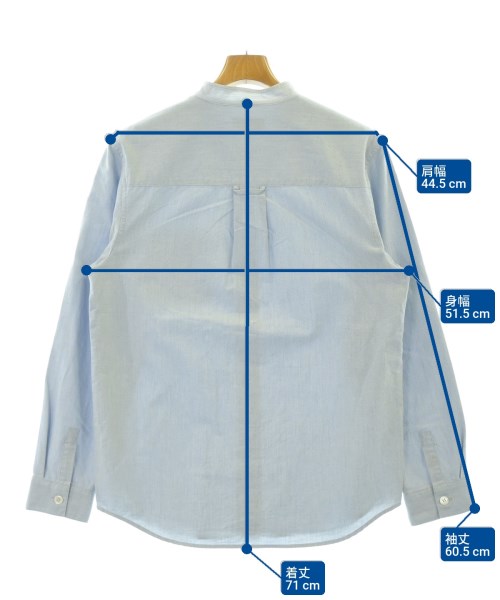 A.P.C.（アーペーセー）カジュアルシャツ 青 サイズ:S メンズ/2200536180025