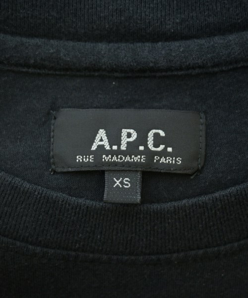 A.P.C.（アーペーセー）Tシャツ・カットソー 黒 サイズ:XS メンズ/2200536523068