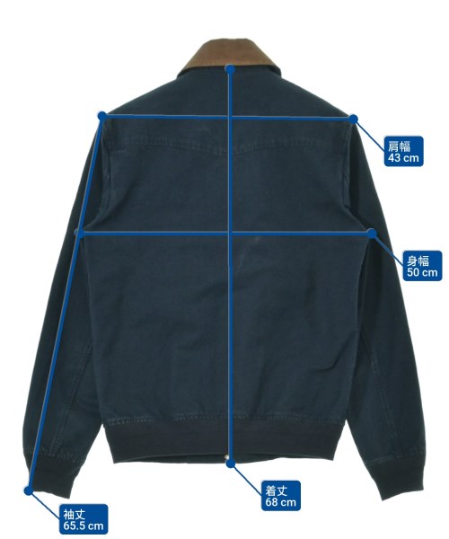 A.P.C.（アーペーセー）ブルゾン 紺 サイズ:XS メンズ/2200533967032