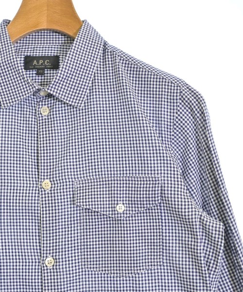 A.P.C.（アーペーセー）カジュアルシャツ 紺 サイズ:XS メンズ/2200533967100