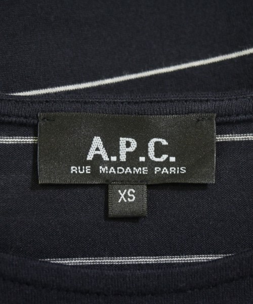 A.P.C.（アーペーセー）Tシャツ・カットソー 紺 サイズ:XS メンズ/2200538151818