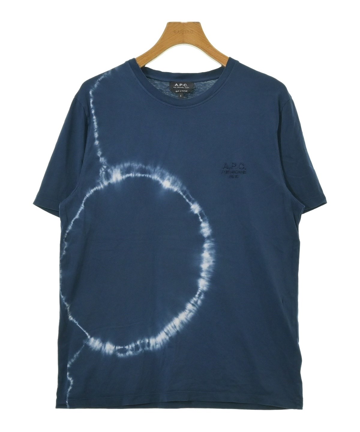 A.P.C. アーペーセー Tシャツ・カットソー メンズ 【古着】【中古】 A.P.C.（アーペーセー）Tシャツ・カットソー 紺 サイズ:S メンズ