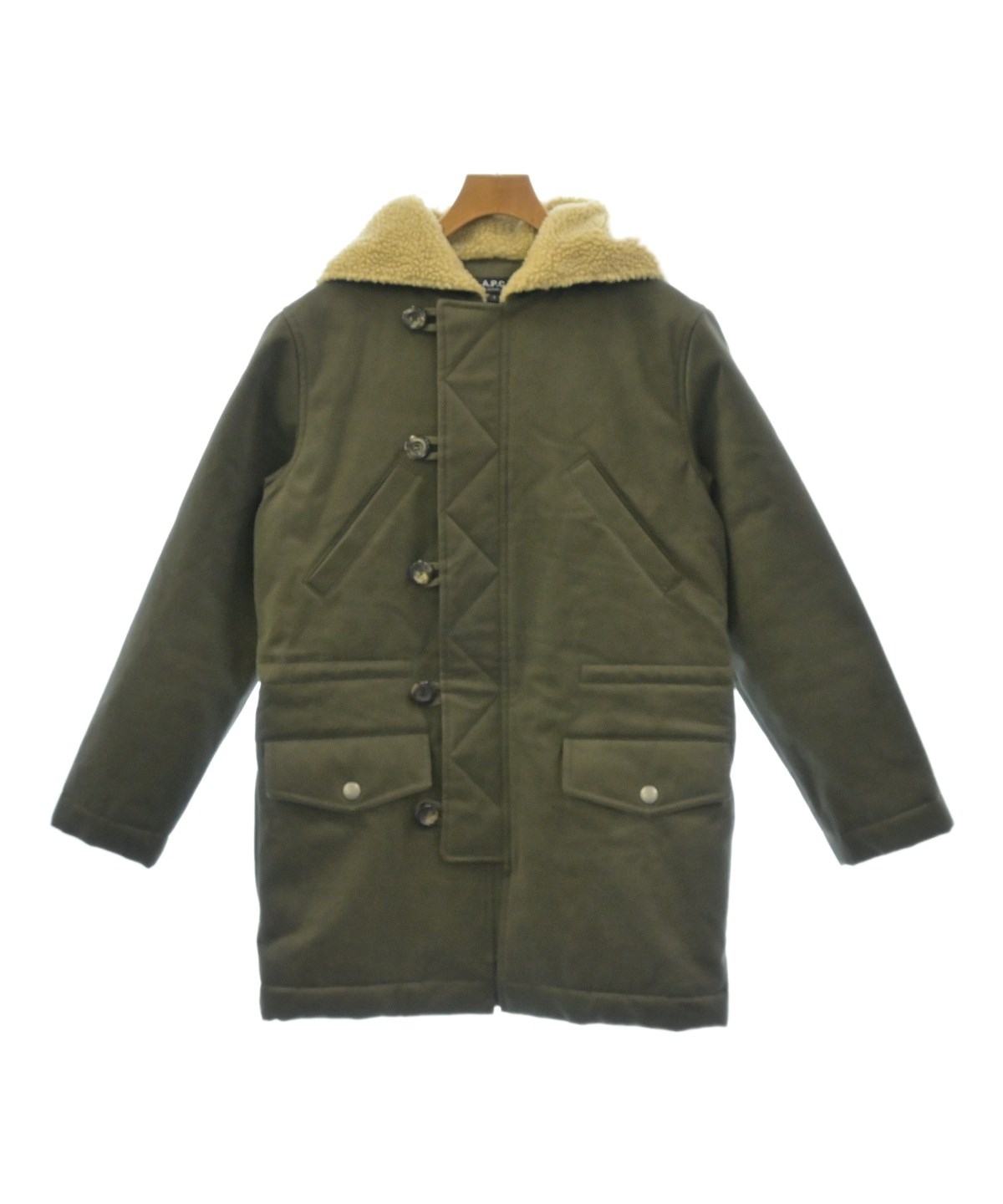 A.P.C.(アーペーセー)モッズコート カーキ サイズ:S メンズ A.P.C.(アーペーセー)モッズコート カーキ サイズ:S メンズ