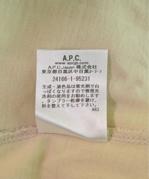 A.P.C.（アーペーセー）Tシャツ・カットソー ベージュ サイズ:S メンズ/2200529564078