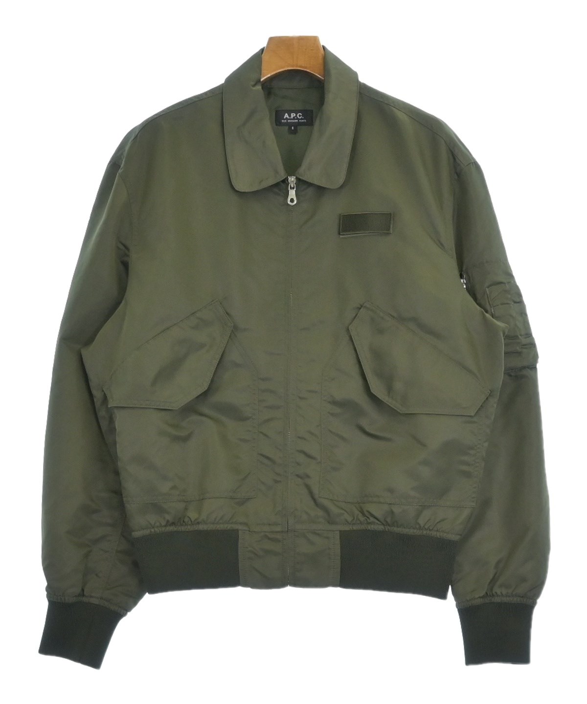 美品　A.P.C. パーカ ロッキー XL カーキ A.P.C.（アーペーセー）ブルゾン カーキ サイズ:S メンズ