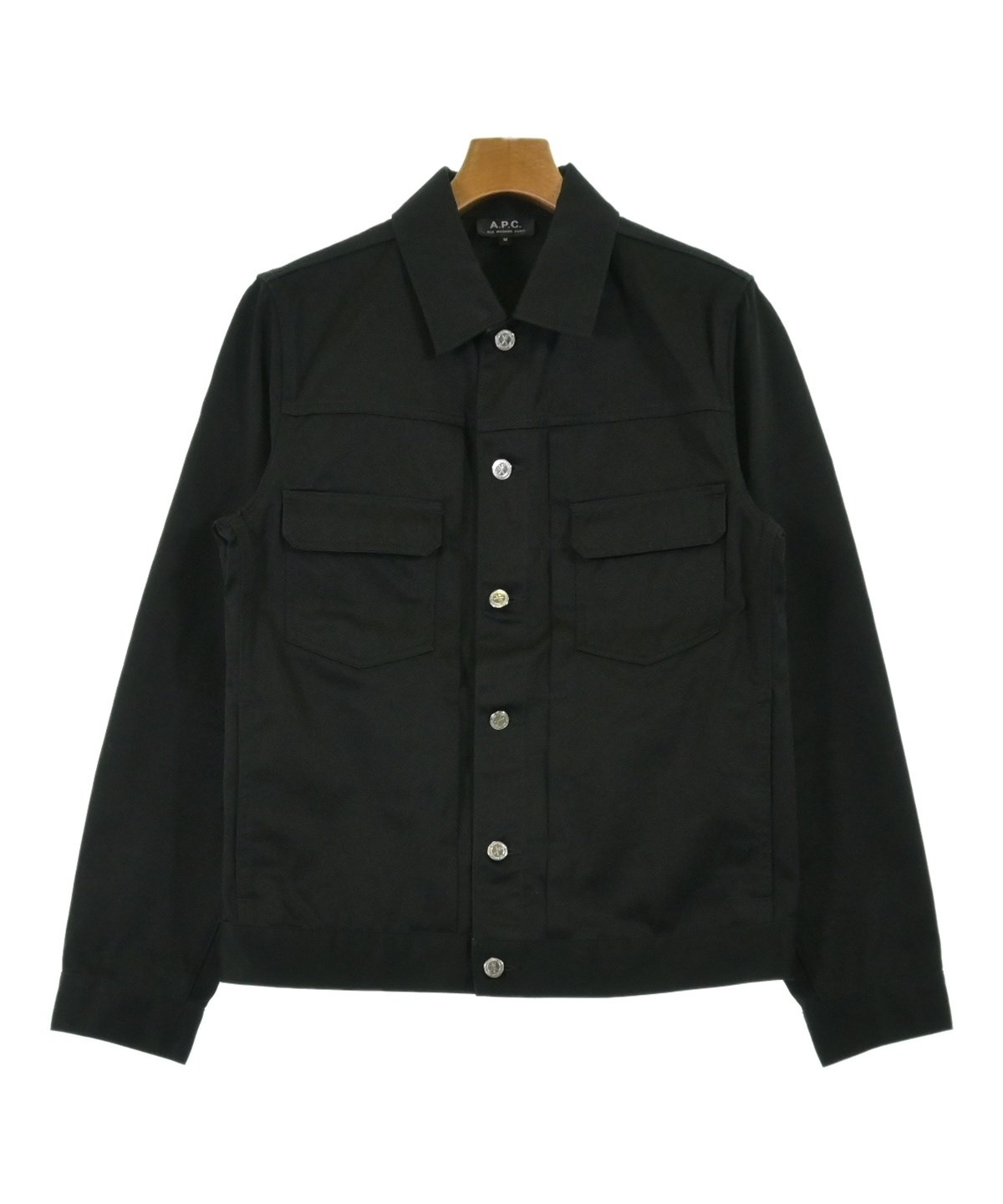 A.P.C. アーペーセー ピーコート ショート 黒 M 備品 A30_HO224KY106_c06_a001.jpg