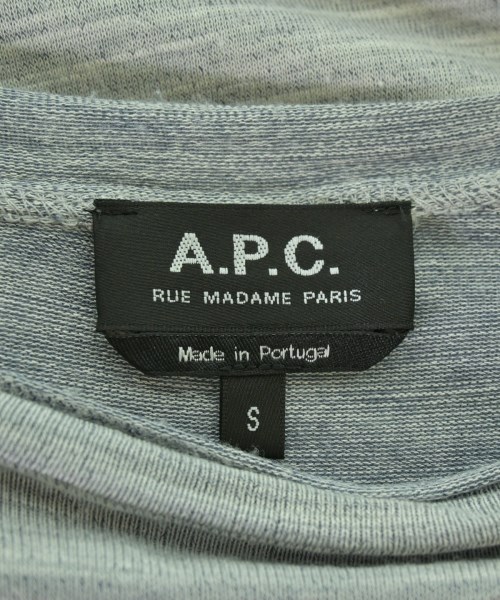 A.P.C.（アーペーセー）Tシャツ・カットソー グレー サイズ:S メンズ/2200546403138