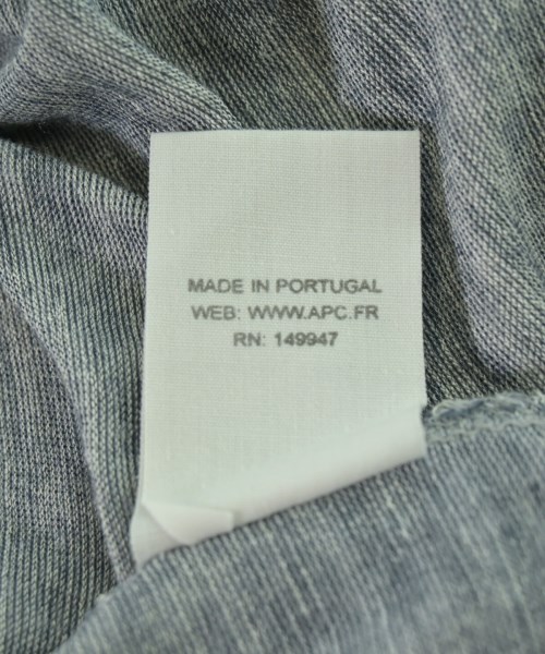 A.P.C.（アーペーセー）Tシャツ・カットソー グレー サイズ:S メンズ/2200546403138