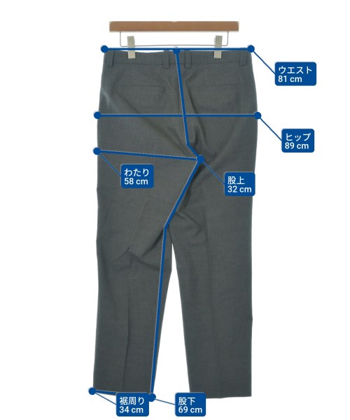 A.P.C.（アーペーセー）スラックス グレー サイズ:M メンズ/2200622158020