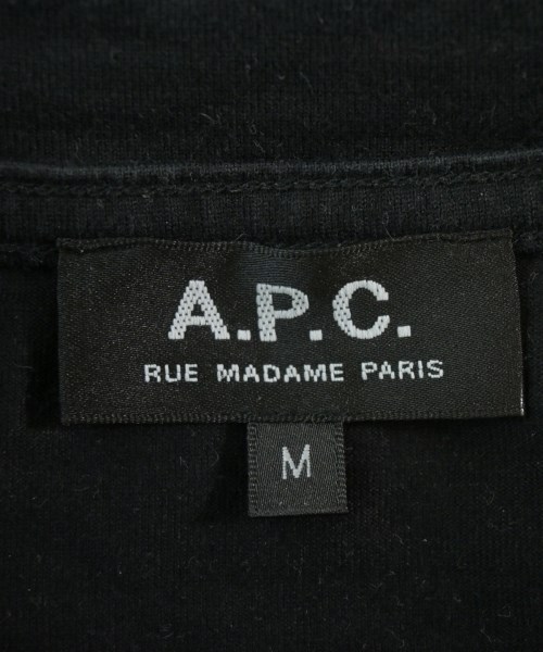 A.P.C.（アーペーセー）Tシャツ・カットソー 黒 サイズ:M メンズ/2200622158044