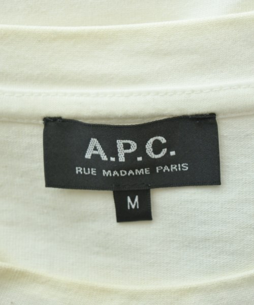 A.P.C.（アーペーセー）Tシャツ・カットソー 白 サイズ:M メンズ/2200622158051