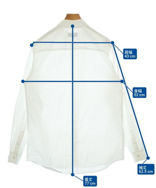 A.P.C.（アーペーセー）カジュアルシャツ 白 サイズ:M メンズ/2200622158075