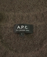 A.P.C.（アーペーセー）ニット・セーター 茶 サイズ:L メンズ/2200624934080