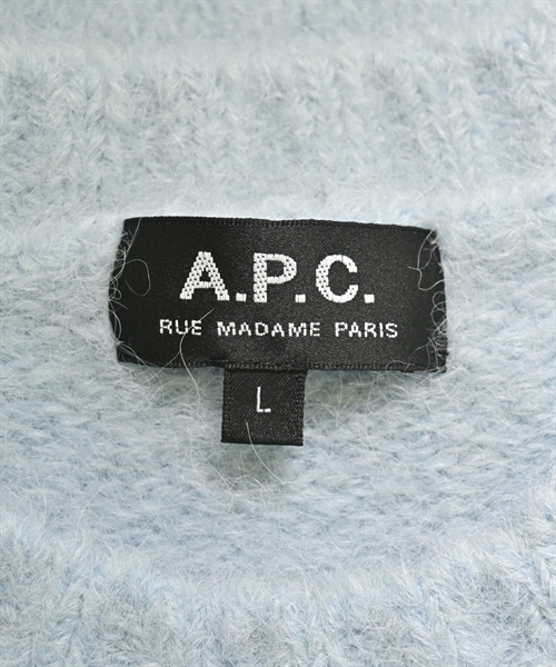 A.P.C.（アーペーセー）ニット・セーター 青 サイズ:L メンズ/2200624934097