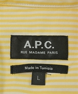A.P.C.（アーペーセー）カジュアルシャツ 黄 サイズ:L メンズ/2200624934103