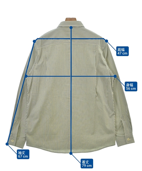 A.P.C.（アーペーセー）カジュアルシャツ グレー サイズ:L メンズ/2200624934110