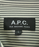 A.P.C.（アーペーセー）カジュアルシャツ グレー サイズ:L メンズ/2200624934110