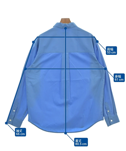 A.P.C.（アーペーセー）カジュアルシャツ 青 サイズ:L メンズ/2200624934134