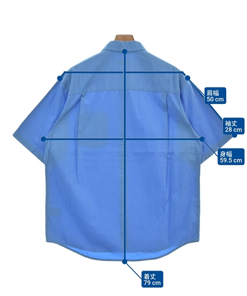 A.P.C.（アーペーセー）カジュアルシャツ 青 サイズ:M メンズ/2200624934141