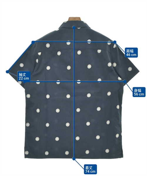 A.P.C.（アーペーセー）カジュアルシャツ 紺 サイズ:L メンズ/2200624934158