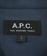 A.P.C.（アーペーセー）カジュアルシャツ 紺 サイズ:L メンズ/2200624934158
