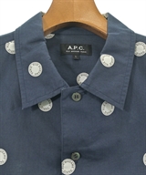 A.P.C.（アーペーセー）カジュアルシャツ 紺 サイズ:L メンズ/2200624934158