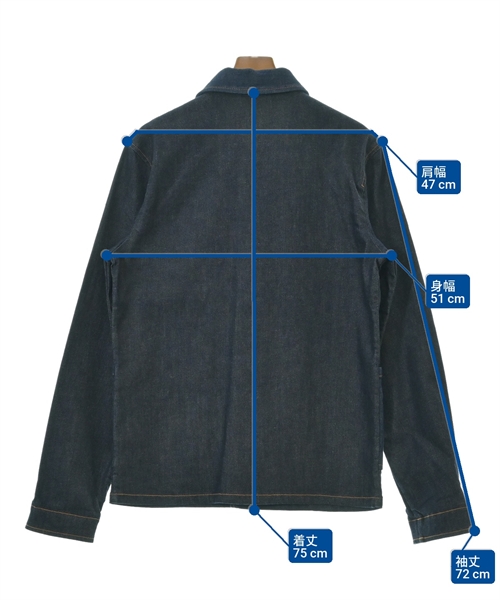 A.P.C.（アーペーセー）カバーオール 紺 サイズ:M メンズ/2200624934202