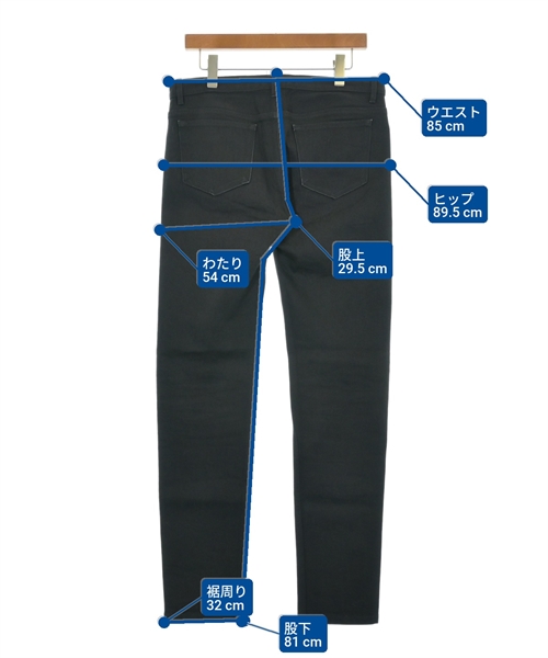 A.P.C.（アーペーセー）デニムパンツ 黒 サイズ:32(L位) メンズ/2200624934226