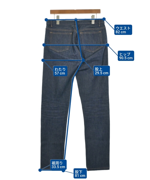 A.P.C.（アーペーセー）デニムパンツ 紺 サイズ:32(L位) メンズ/2200624934257