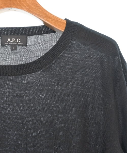 A.P.C.（アーペーセー）ニット・セーター 黒 サイズ:L メンズ/2200625194025