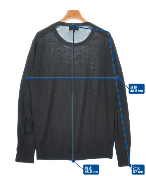 A.P.C.（アーペーセー）ニット・セーター 黒 サイズ:L メンズ/2200625194025