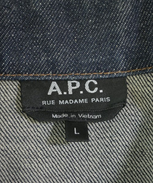 A.P.C.（アーペーセー）デニムジャケット 紺 サイズ:L メンズ/2200626555016