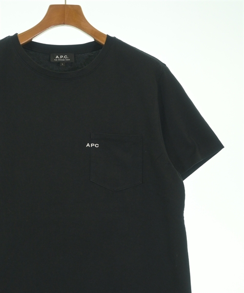 A.P.C.（アーペーセー）Tシャツ・カットソー 黒 サイズ:L メンズ/2200615940076