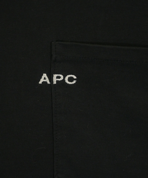 A.P.C.（アーペーセー）Tシャツ・カットソー 黒 サイズ:L メンズ/2200615940076