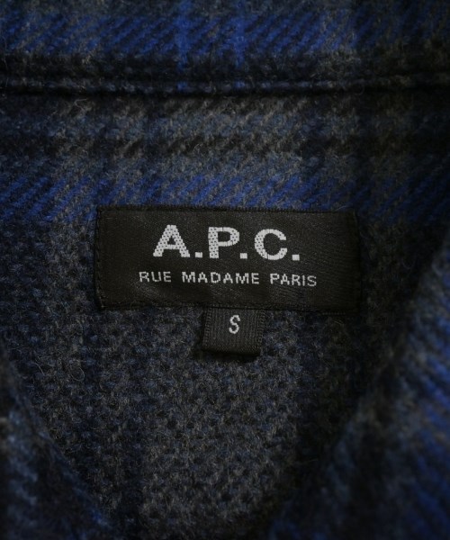 A.P.C.（アーペーセー）カジュアルシャツ 紺 サイズ:S メンズ/2200616326039