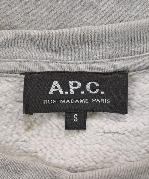 A.P.C.（アーペーセー）スウェット グレー サイズ:S メンズ/2200627326035