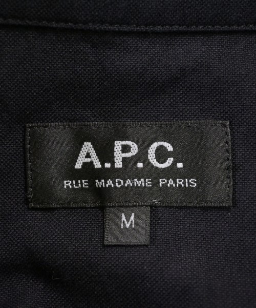 A.P.C.（アーペーセー）カジュアルシャツ 黒 サイズ:M メンズ/2200616604021