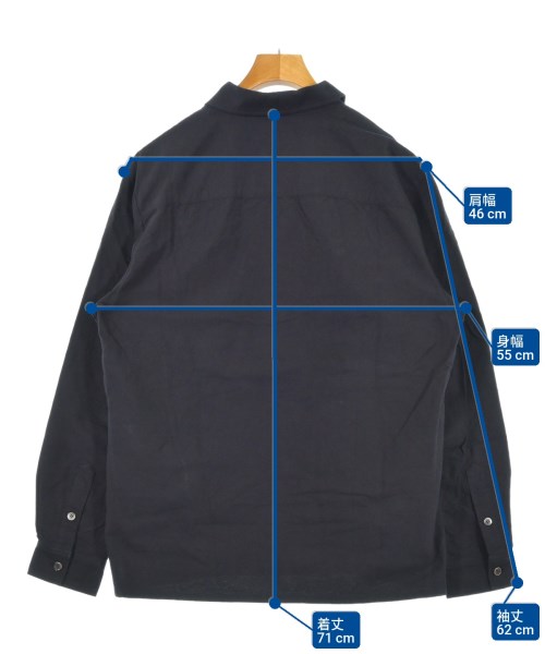 A.P.C.（アーペーセー）カジュアルシャツ 黒 サイズ:M メンズ/2200616604021