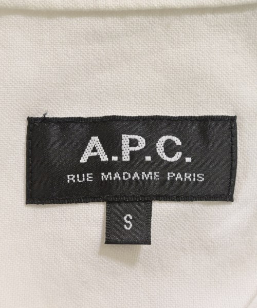 A.P.C.（アーペーセー）カジュアルシャツ 白 サイズ:S メンズ/2200616604038