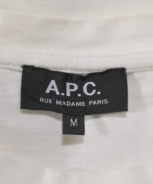 A.P.C.（アーペーセー）Tシャツ・カットソー 白 サイズ:M メンズ/2200616604069
