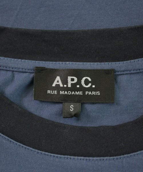 A.P.C.（アーペーセー）Tシャツ・カットソー 青 サイズ:S メンズ/2200628980083