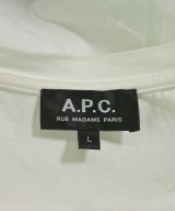 A.P.C.（アーペーセー）Tシャツ・カットソー 白 サイズ:L メンズ/2200617313052