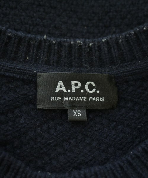 A.P.C.（アーペーセー）ニット・セーター 紺 サイズ:XS メンズ/2200613363228