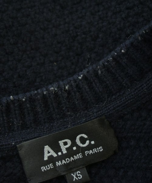 A.P.C.（アーペーセー）ニット・セーター 紺 サイズ:XS メンズ/2200613363228