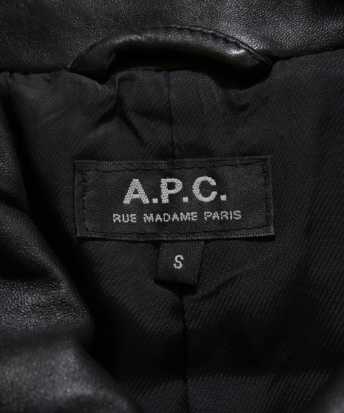 A.P.C.（アーペーセー）ライダース 黒 サイズ:S メンズ/2200629592056